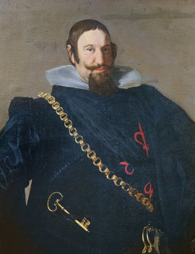 The Duke of Olivares (detail) by Diego Velázquez